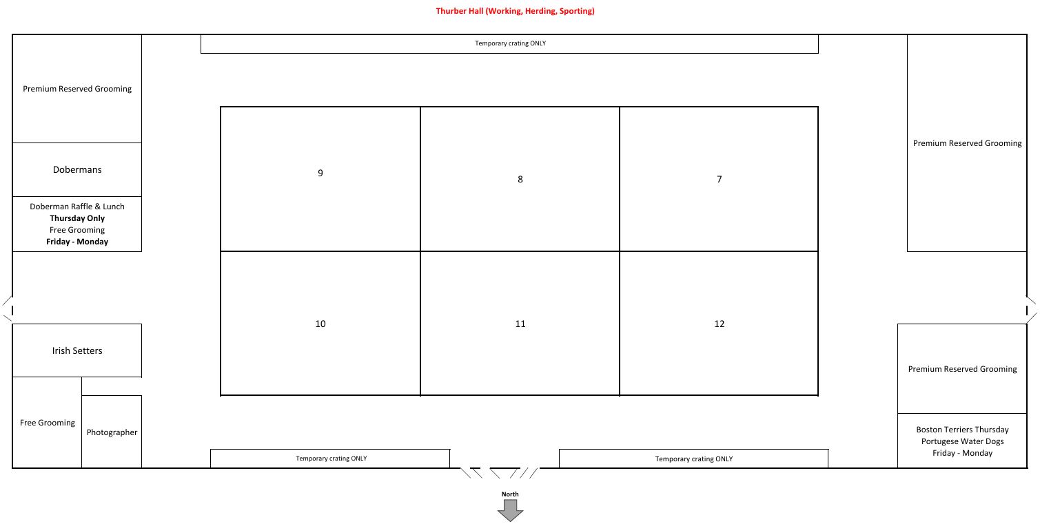 Thurber Hall Layout